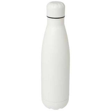 Cove Izolowana próżniowo butelka ze stali nierdzewnej o pojemności 500 ml-Biały – Gift Design