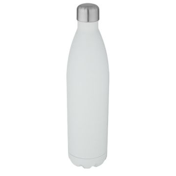 Cove 1 L vacuum insulated stainless steel bottle-Biały – Gift Design