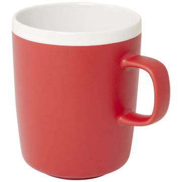 Lilio kubek ceramiczny o pojemności 310 ml-Czerwony – Gift Design