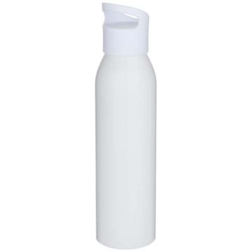 Sky jednościenna butelka na wodę o pojemności 650 ml wykonana ze stali nierdzewnej z recyklingu z certyfikatem RCS-Biały – Gift Design