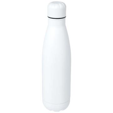 Cove jednościenna butelka na wodę o pojemności 750 ml wykonana ze stali nierdzewnej z recyklingu z certyfikatem RCS-Biały – Gift Design