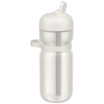 Mepal bidon o pojemności 600 ml z odchylaną pokrywką-Biały – Gift Design