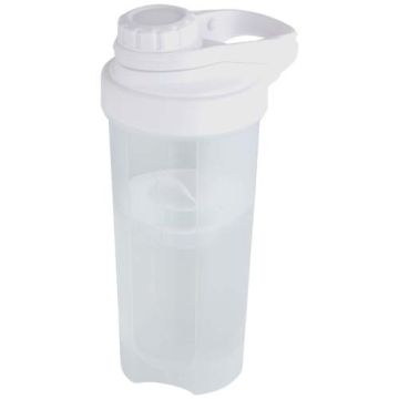 Forza butelka sportowa 700 ml z shakerem-Biały – Gift Design