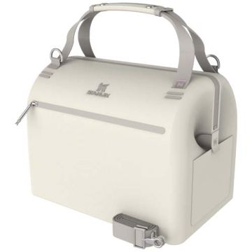 Torba chłodząca Stanley All-Day Julienne Max na 20 puszek, wykonana z materiałów z recyklingu-Kremowy – Gift Design