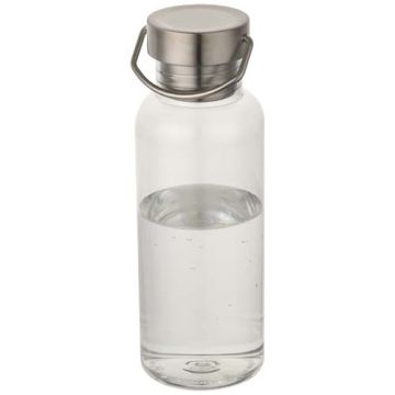 Thor - bidon na wodę wykonany z recyklingowanego tworzywa RPET certyfikowanego standardem RCS, pojemność 600 ml -Przezroczysty klarowny – Gift Design