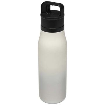 SMART - kubek termiczny o pojemności 500 ml wykonany ze stali nierdzewnej pochodzącej z recyklingu (certyfikat RCS), z podwój-Biały – Gift Design