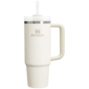 Kubek termiczny Stanley Quencher® H2.0 FlowState™ 890 ml z recyklingowanej stali nierdzewnej-Kremowy – Gift Design