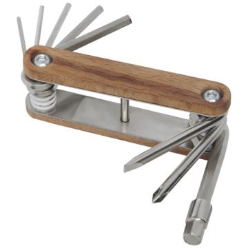 8-funkcyjne drewniane rowerowe narzędzie multi-tool Fixie-Drewniany – Gift Design