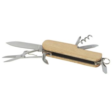 7-funkcyjny drewniany scyzoryk Richard-Naturalny – Gift Design