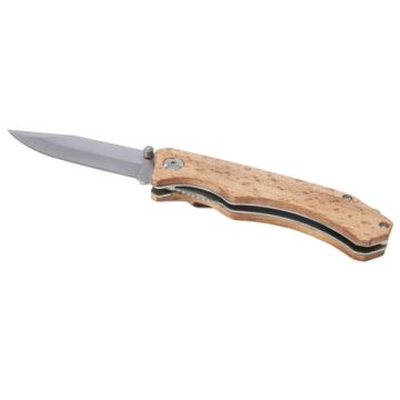 Scyzoryk z klipsem do paska Dave-Drewniany – Gift Design