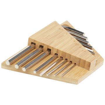 Allen zestaw bambusowy kluczy imbusowych-Naturalny – Gift Design