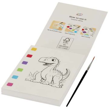 Quell zestaw kolorowanek i pisaków wodnych-Biały – Gift Design