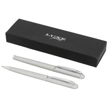 Zestaw piśmienniczy Andante Duo-Srebrny – Gift Design