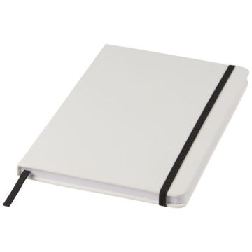 Biały notes A5 Spectrum z kolorowym paskiem-Biały – Gift Design