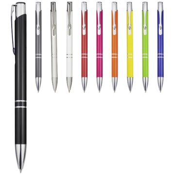 Aluminiowy długopis automatyczny Moneta-Czarny – Gift Design
