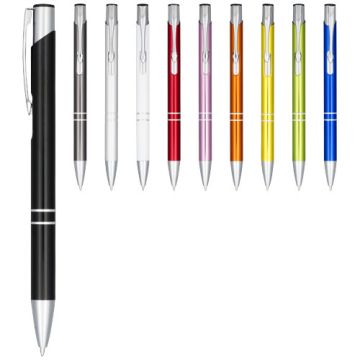 Długopis automatyczny Moneta z anodyzowanego aluminium-Czarny – Gift Design