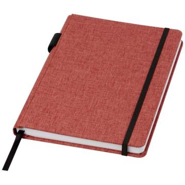 Notatnik Orin w formacie A5 z PET z recyclingu-Ceglasty – Gift Design