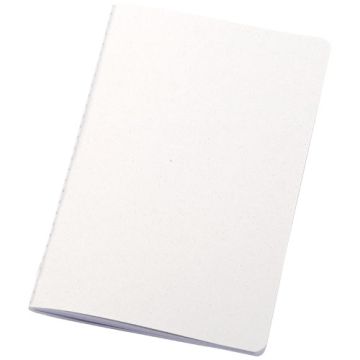 Notatnik Fabia z okładką z gniecionego papieru-Biały – Gift Design