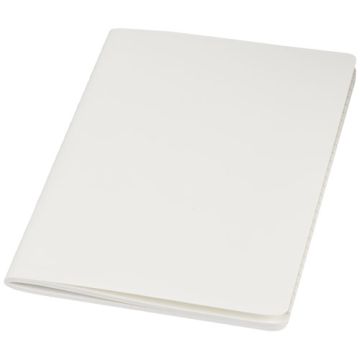 Shale zeszyt kieszonkowy typu cahier journal z papieru z kamienia-Biały – Gift Design