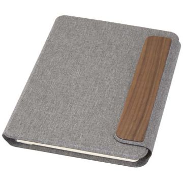 Andean portfolio A5 z recyklingu z certyfikatem RCS -Szary – Gift Design
