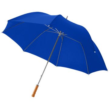 Parasol golfowy Karl 30'' z drewnianą rączką-Królewski niebieski – Gift Design