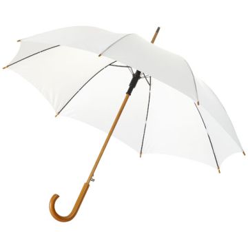 Klasyczny parasol automatyczny Kyle 23''-Biały – Gift Design