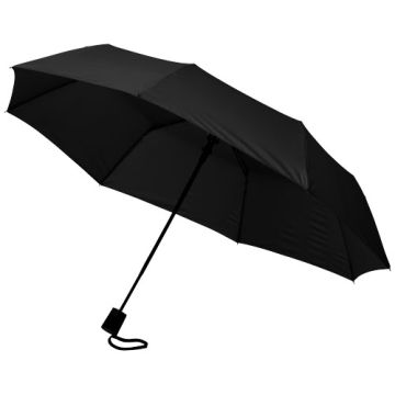 Automatyczny parasol składany Wali 21"-Czarny – Gift Design