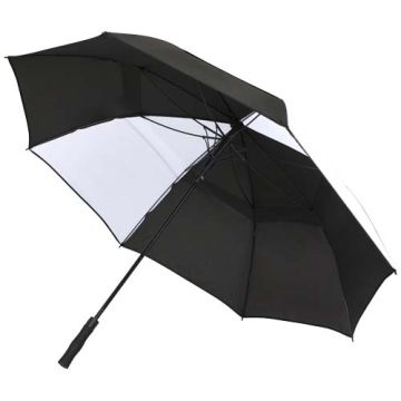 Jeff 30-calowy wiatroodporny parasol golfowy-Biały – Gift Design