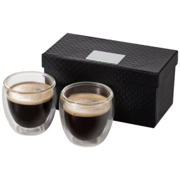Zestaw do espresso Boda 2-częściowy-Przezroczysty – Gift Design