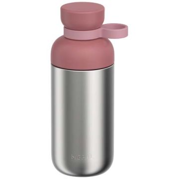 Butelka na wodę Mepal Vita 500 ml wykonana ze stali nierdzewnej z recyklingu-Różowy – Gift Design