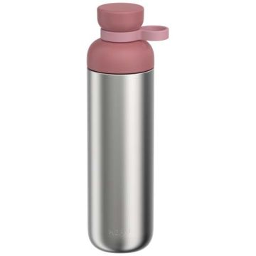 Butelka na wodę Mepal Vita 900 ml ze stali nierdzewnej z recyklingu-Różowy – Gift Design