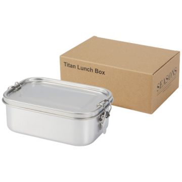 Titan pojemnik śniadaniowy ze stali nierdzewnej z recyklingu-Srebrny – Gift Design