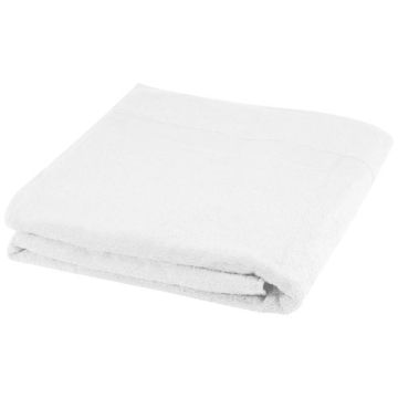 Evelyn bawełniany ręcznik kąpielowy o gramaturze 450 g-m² i wymiarach 100 x 180 cm-Biały – Gift Design