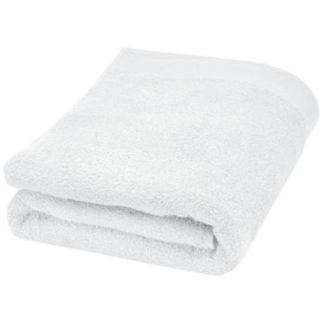 Ellie bawełniany ręcznik kąpielowy o gramaturze 550 g-m² i wymiarach 70 x 140 cm-Biały – Gift Design
