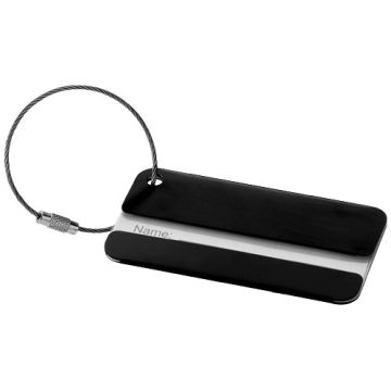 Zawieszka do bagażu Traveler-Czarny – Gift Design