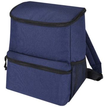 Plecak termoizolacyjny Tundra z plastiku PET z recyklingu-Melanż granatowy – Gift Design