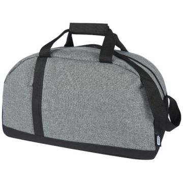 Reclaim torba sportowa, dwukolorowa, z recyklingu, z certyfikatem GRS, 21 l-Czarny – Gift Design