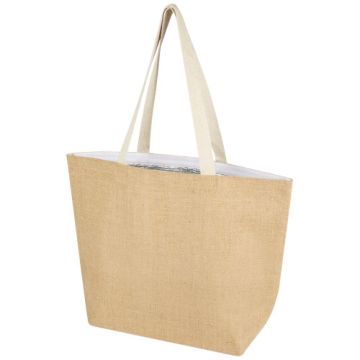Juta torba na zakupy z juty gramaturze 300 g-m² i pojemności 12 l-Naturalny – Gift Design