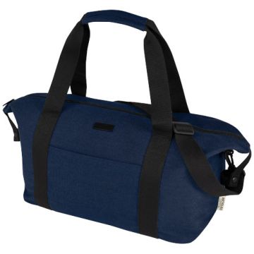 Joey sportowa torba podróżna o pojemności 25 l z płótna z recyklingu z certyfikatem GRS-Granatowy – Gift Design