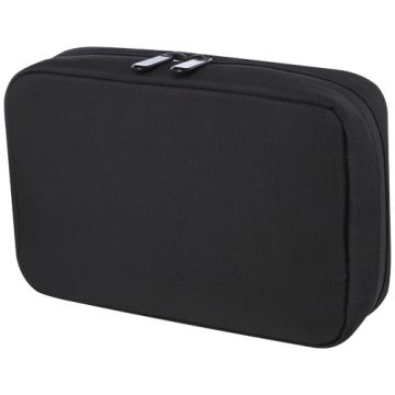 Rise etui z organizerem z tworzywa sztucznego pochodzącego z recyklingu z certyfikatem GRS -Czarny – Gift Design