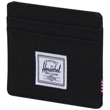 Herschel Charlie uchwyt na kartę RFID wykonany z materiałów z recyklingu-Czarny – Gift Design