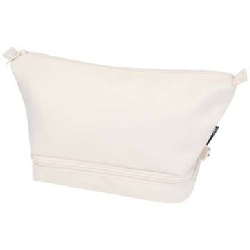 Trip Aware™, kosmetyczka podróżna wykonana z materiałów z recyklingu, 6 l-Złamana biel – Gift Design