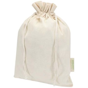 Odisha organiczna torba prezentowa z certyfikatem OCS o gramaturze 140 g-m² — 42 x 30 cm-Naturalny – Gift Design