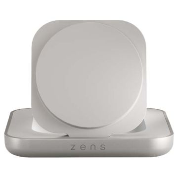 Zens magnetyczna ładowarka nocna o mocy 15 W-Biały – Gift Design