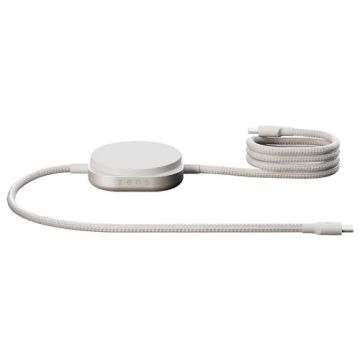 Zens Pro 2 kabel ładujący USB-C 2 w 1 o mocy 140 W-Biały – Gift Design