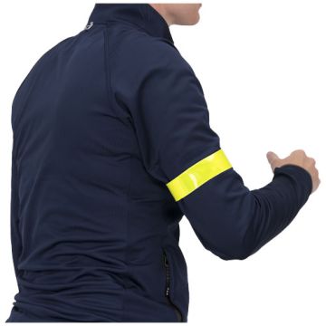 Lynne odblaskowa opaska samo zawijająca się przy uderzeniu, 34 cm-Neonowy żółty – Gift Design