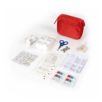 Basic 31-elementowa apteczka pierwszej pomocy-Czerwony – Gift Design
