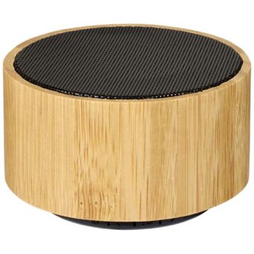 Bambusowy głośnik Cosmos z funkcją Bluetooth®-Naturalny – Gift Design