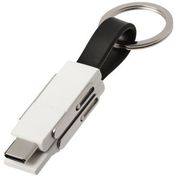 Jeden kabel 4-w-1 One-Czarny – Gift Design