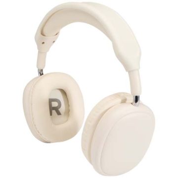 Alzir bezprzewodowy zestaw słuchawkowy Bluetooth® wokółuszny z tworzyw sztucznych pochodzących z recyklingu-Biały – Gift Design